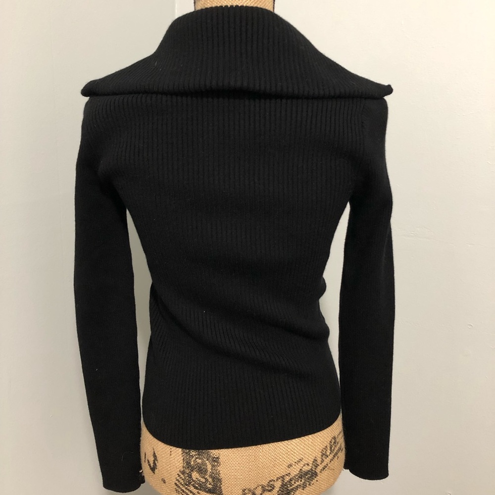 SOLD {WHBM} New Quilted Shimmer Sweater Jacket - Picture 6 of 8